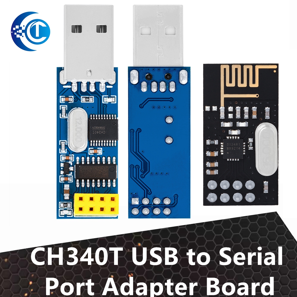 Nrf24L01 Module Wireless - Arduino用 - CH340T USBからシリアルポートへのアダプターボード + 2.4G