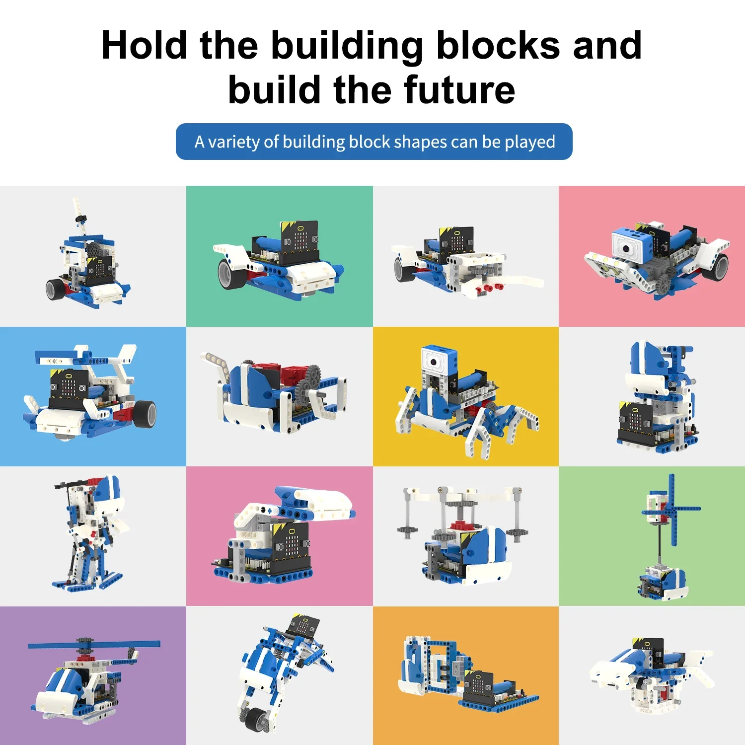 BBC Microbit V2 ビルディングブロックロボット - Diy With Electronics のレビューと価格