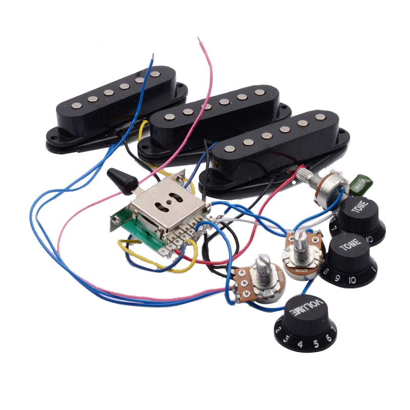 ピックアップ配線,ワイヤーハーネス,5ウェイスイッチ,2t1 - Diy Electric Guitar Electronics のレビューと価格