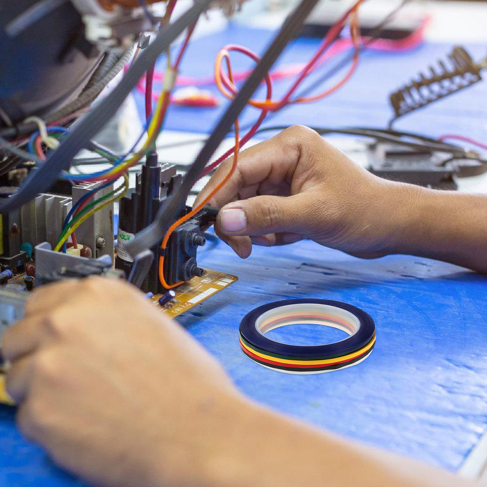 6巻入り絶縁テープ ペットポリエステルマスキングテープ 衣類 - Diy With Electronics のレビューと価格