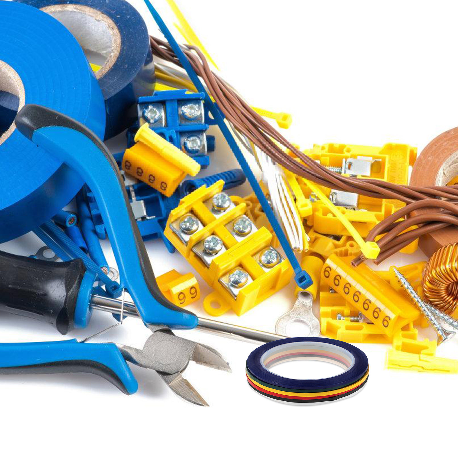 6巻入り絶縁テープ ペットポリエステルマスキングテープ 衣類 - Diy With Electronics のレビューと価格