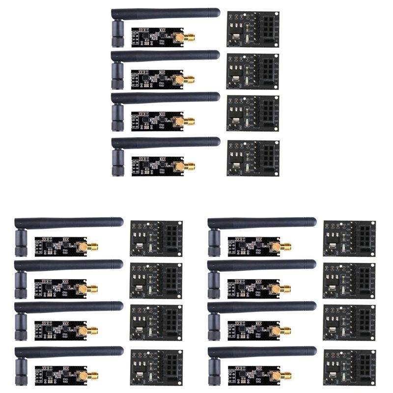 12 個 NRF24L01+PA+LNA ワイヤレスモジュー - Nrf24L01 Module Wireless のレビューと価格