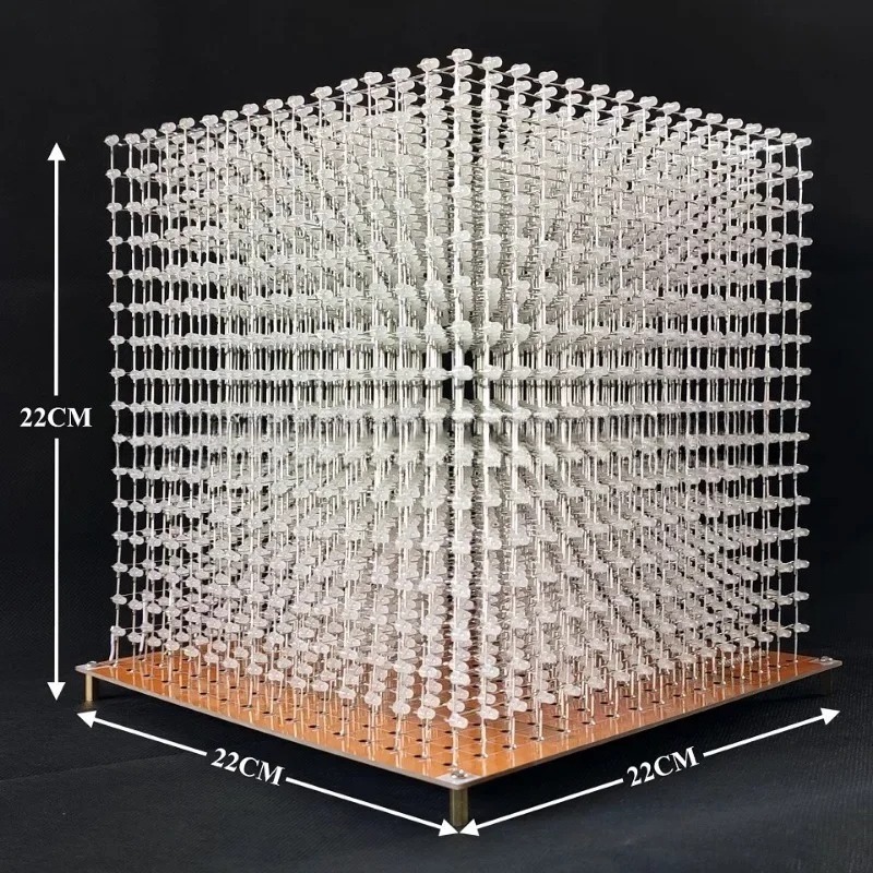 3 D16mini ライトキューブキット 16x16x16  - Diy With Electronics のレビューと価格