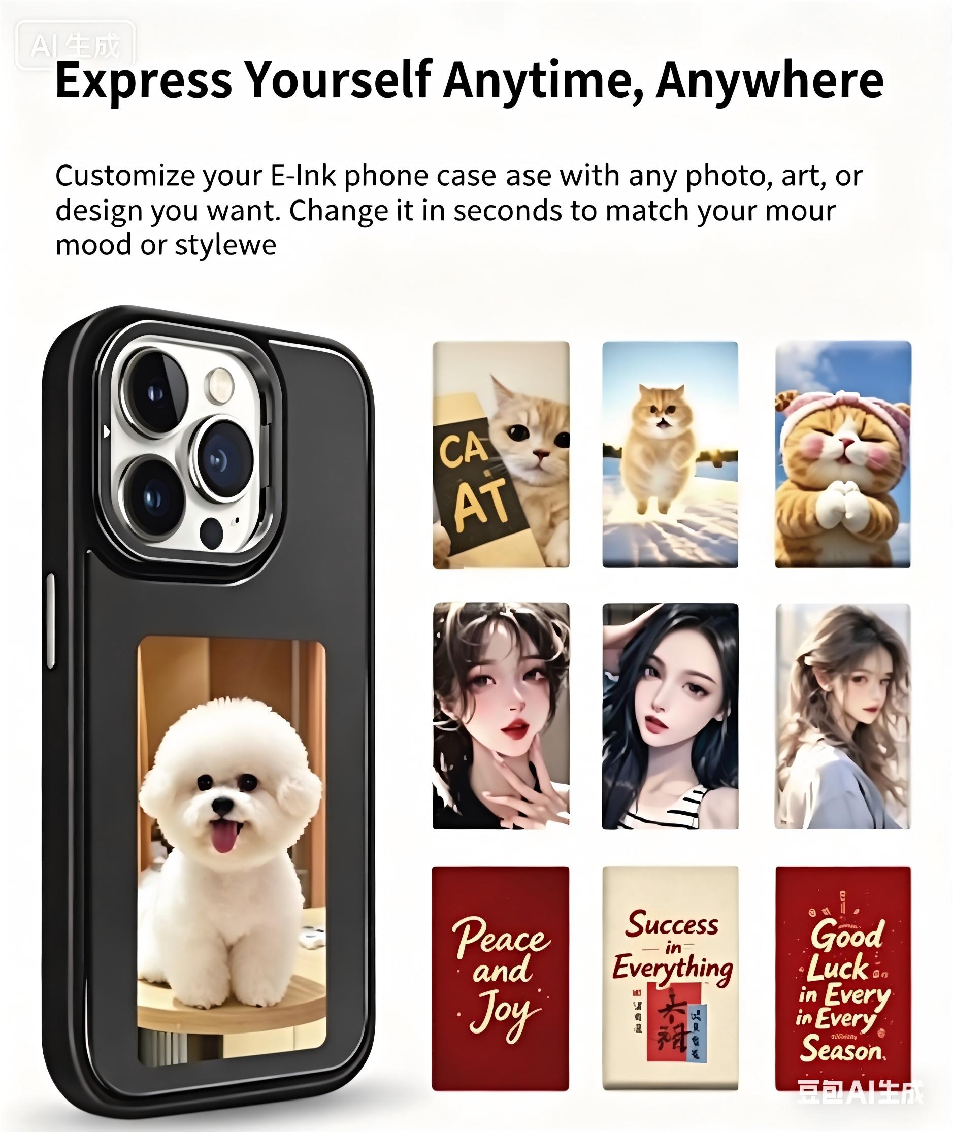 NFCスマートE-inkスマホケース DIY写真表示電子イン - Diy With Electronics のレビューと価格