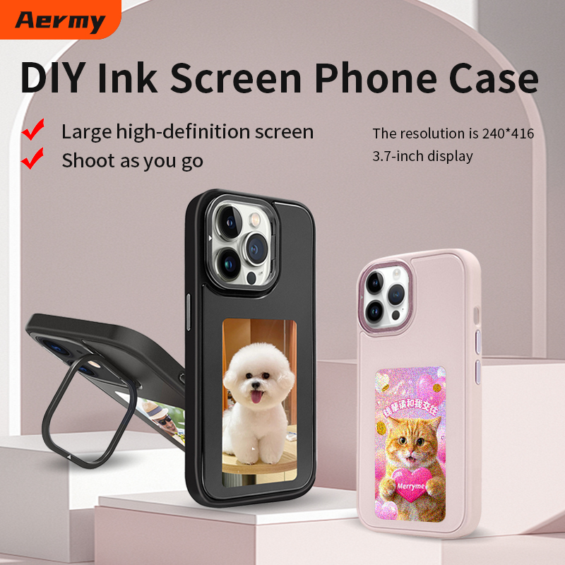 NFCスマートE-inkスマホケース DIY写真表示電子イン - Diy With Electronics のレビューと価格