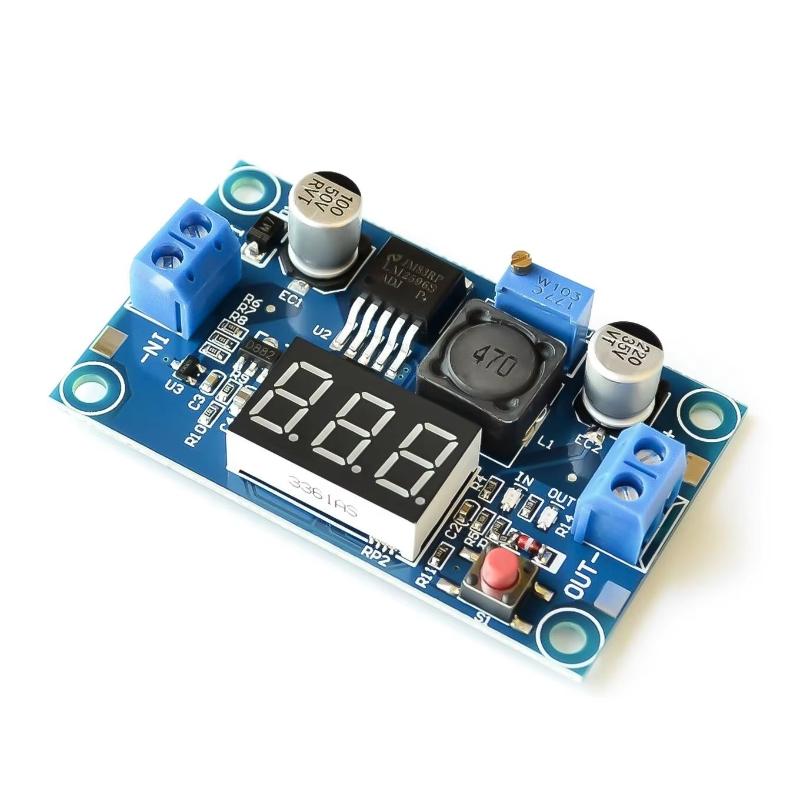 LM2596電源モジュール ディスプレイ付き 3A 2.5- - Diy With Electronics のレビューと価格