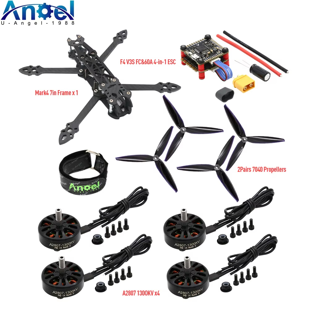 Mark4 Mark 4 7インチ 295mm FPVフレー - Diy Drone Electronics Kit のレビューと価格