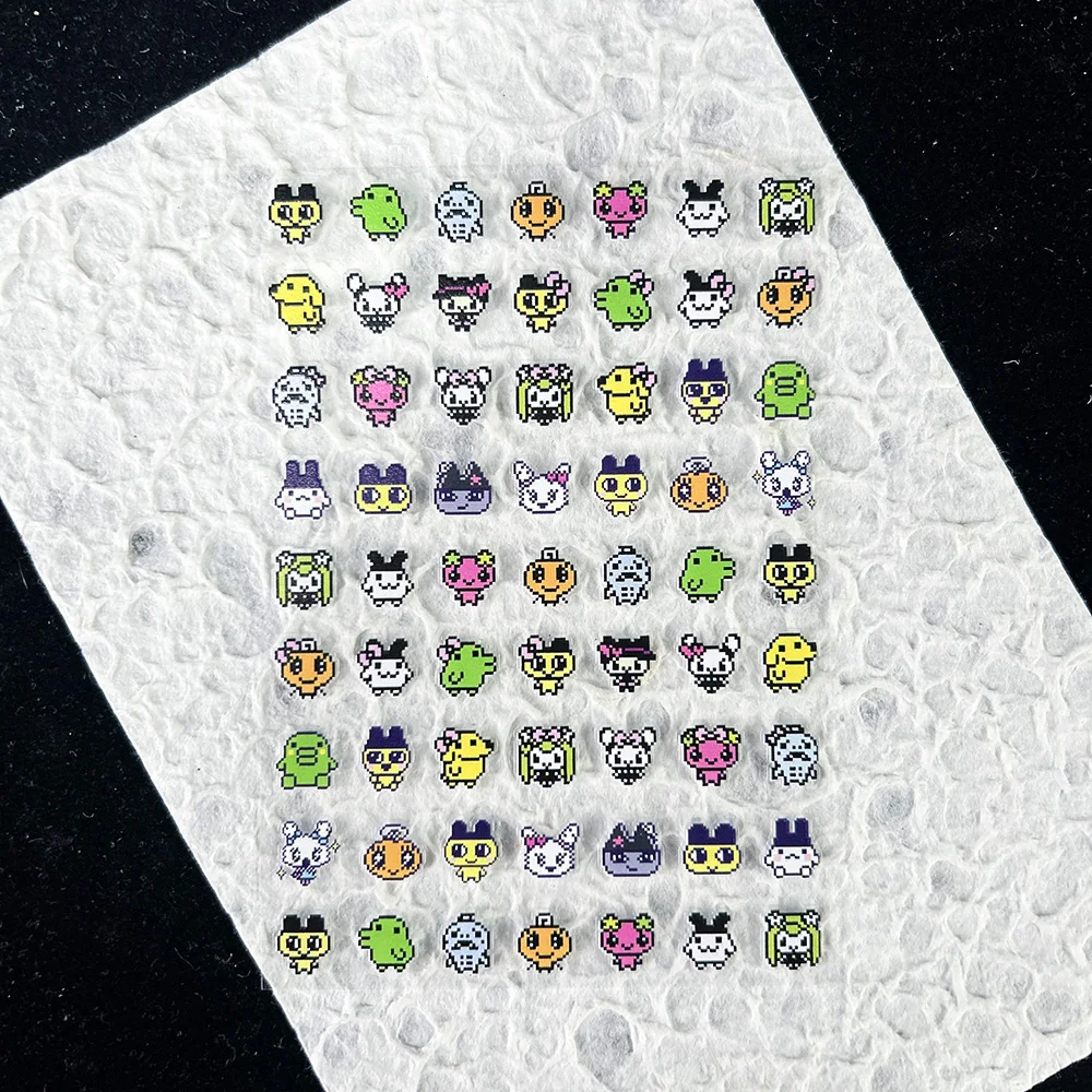 かわいいゲーム進化電子ペットステッカーネイルアートかわいい動 - Diy With Electronics のレビューと価格
