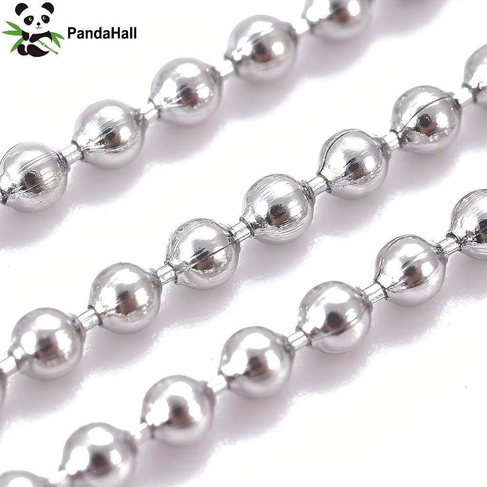 PandaHall 10m 304ステンレス鋼ボールチェーン - Diy Electronics Hobby のレビューと価格