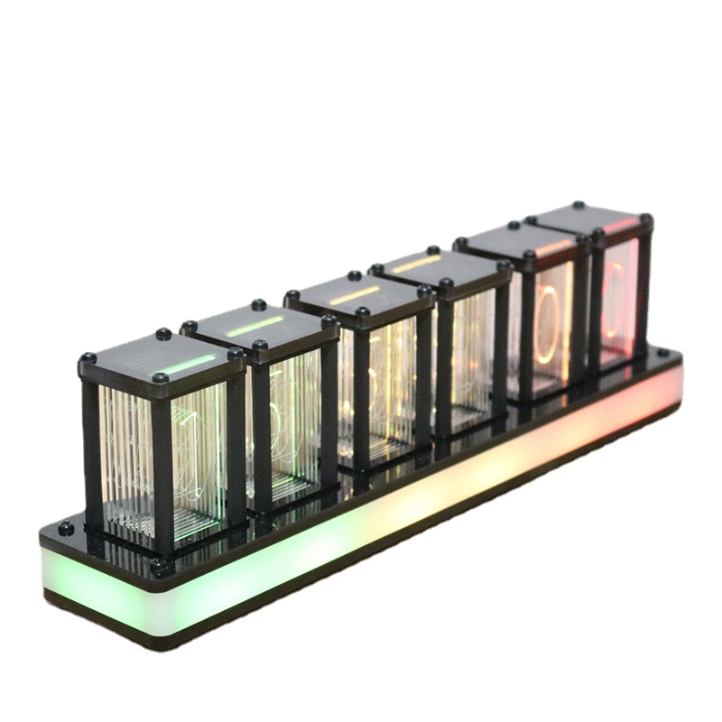 LEDデジタルサイレントテーブル時計,ライトチューブ,電子時 - Diy Electronics Table のレビューと価格