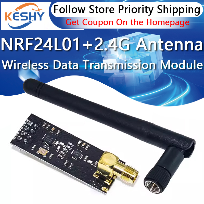 NRF24L01 + 2.4 グラムワイヤレスデータ送信モジ - Nrf24L01 Module Wireless のレビューと価格